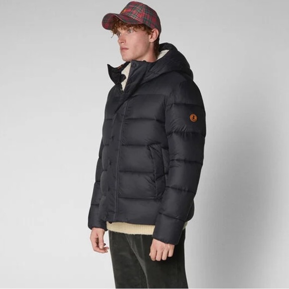 Save The Duck Zander Puffer Hoodie Jacket NWT - Picture 2 of 15